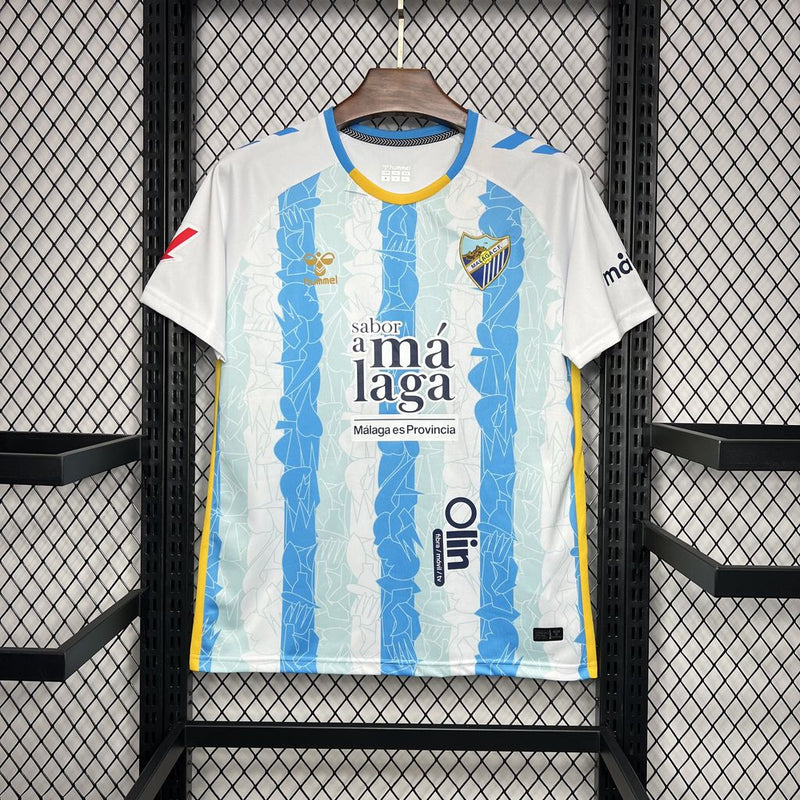 Camisa Malaga Home 24/25 - Torcedor Masculina