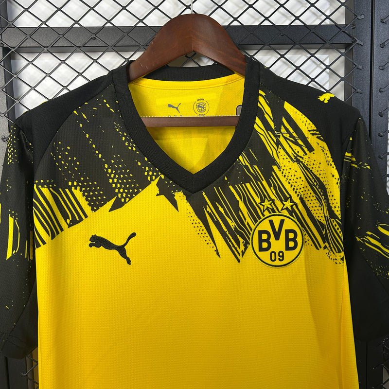 Camisa Borussia Dortmund Home 25/26 - Puma Torcedor Masculina - Lançamento