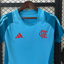 Camisa Flamengo Treino Azul 25/26 - Versão Feminina - Lançamento