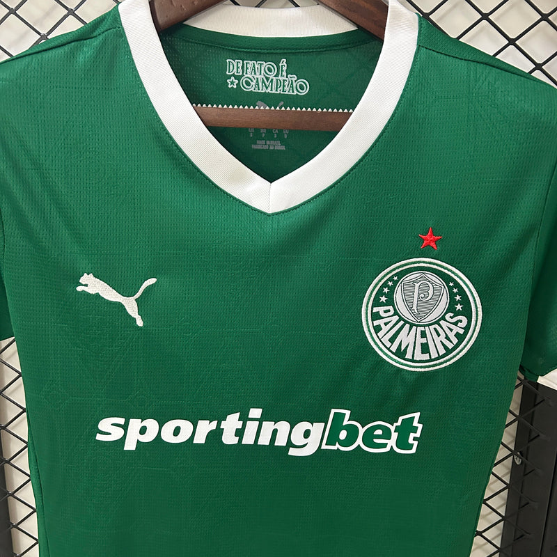 Camisa Palmeiras Home Titular 25/26 - Feminina - Lançamento