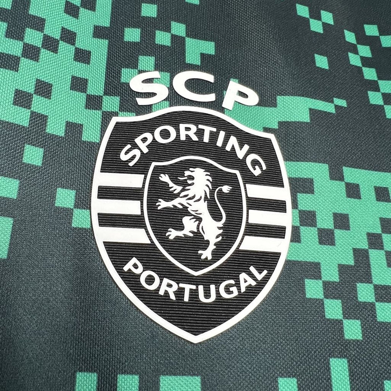 Camisa Sporting Pré-Jogo 24/25 - Nike Torcedor Masculina