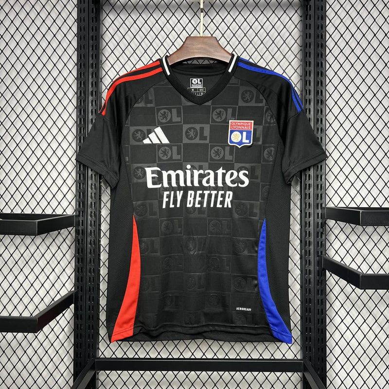 Camisa Lyon Away 24/25 - Adidas Torcedor Masculina