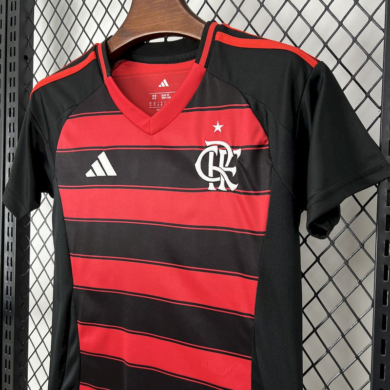 Kit Infantil Flamengo Home 25/26 - Lançamento