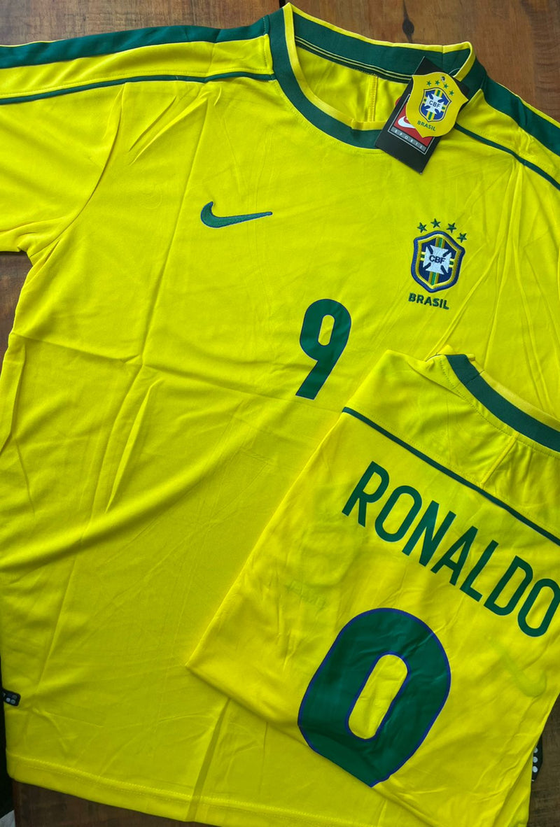 Camisa Brasil Titular 1998 - Versão Retro