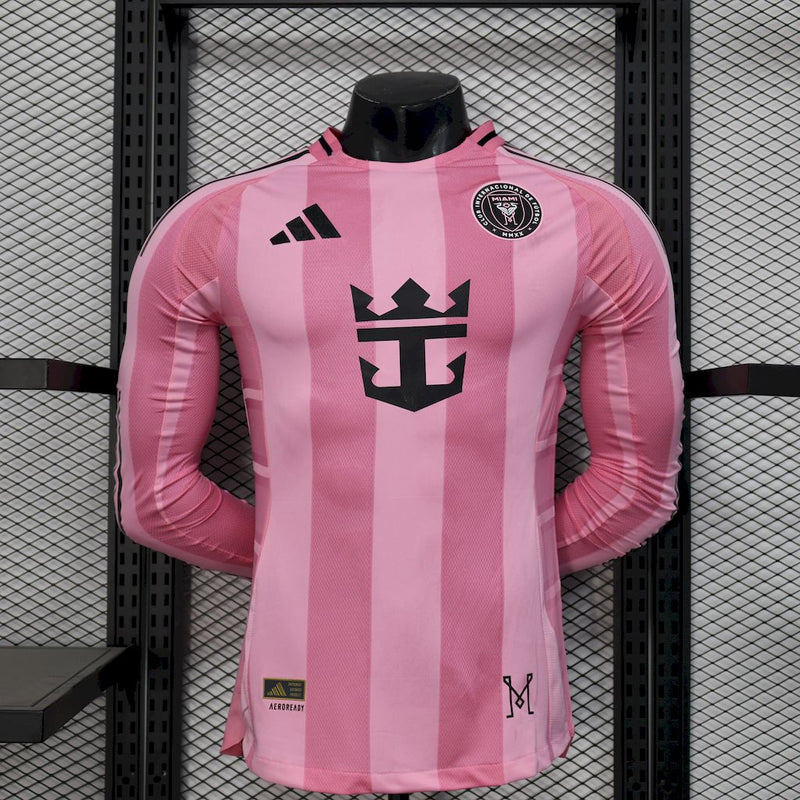 Camisa Inter Miami 25/26 - Versão Jogador Manga Comprida